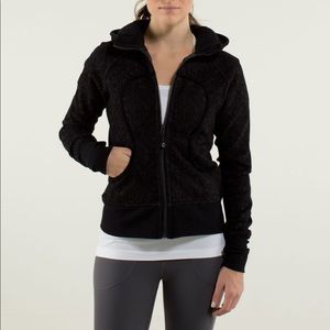 Black Lululemon scuba hoodie